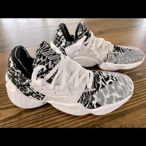 Adidas Harden Vol. 4 Basketball Shoes Mens 9.5 White/Black